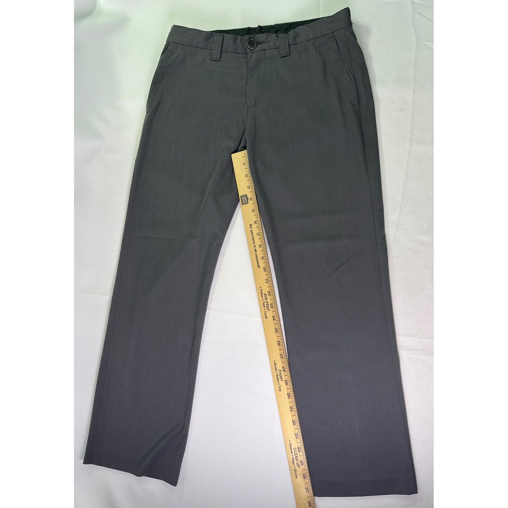 Arturo Calle Purple Silueta 801 Men's Dress Pants Charcoal Grey Slim Straight 32 - Picture 10 of 11